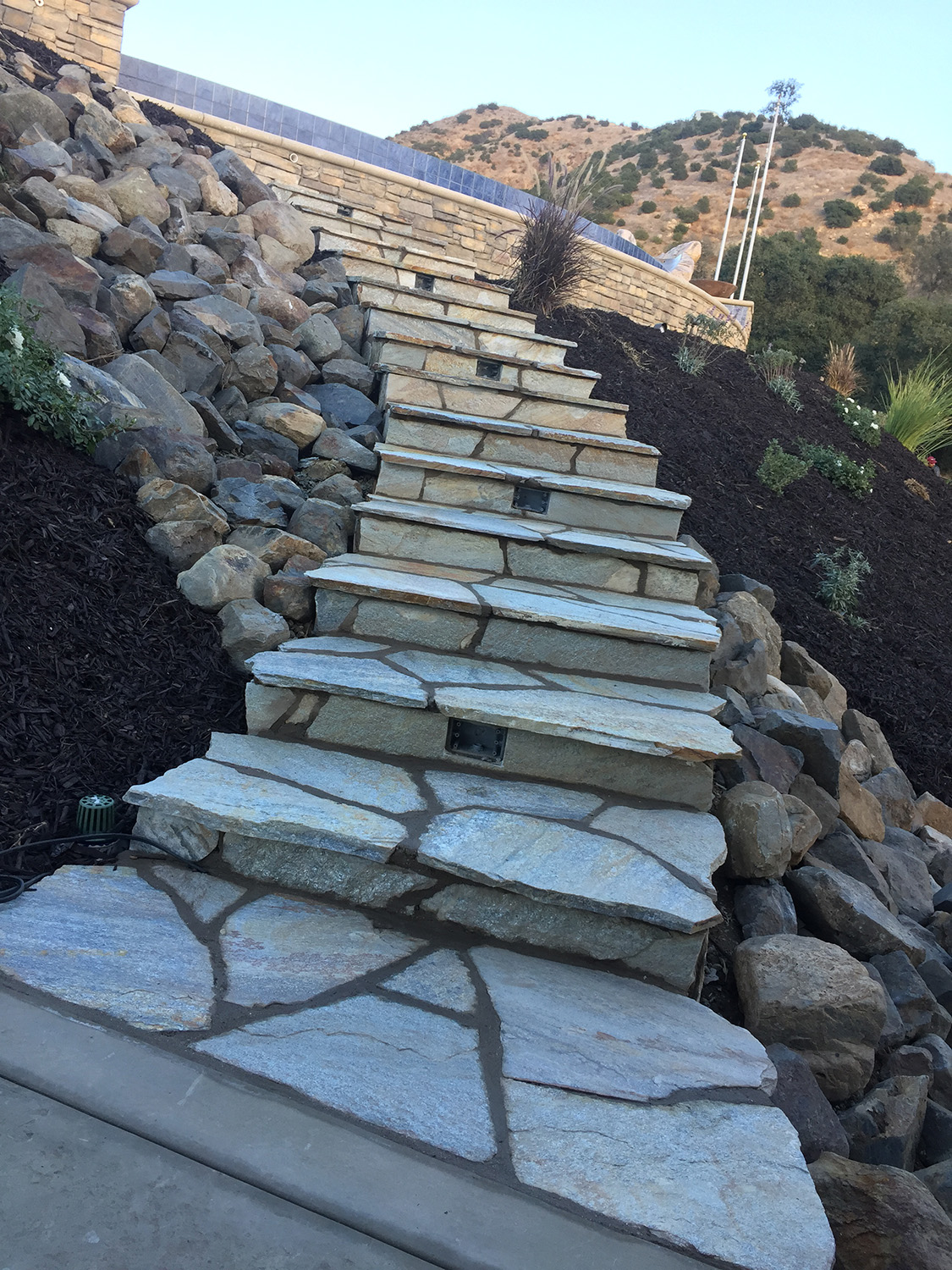 Goldmann Flagstone Steps McCabe's Landscape Construction