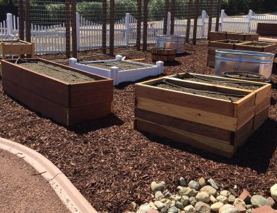 Raised garden beds